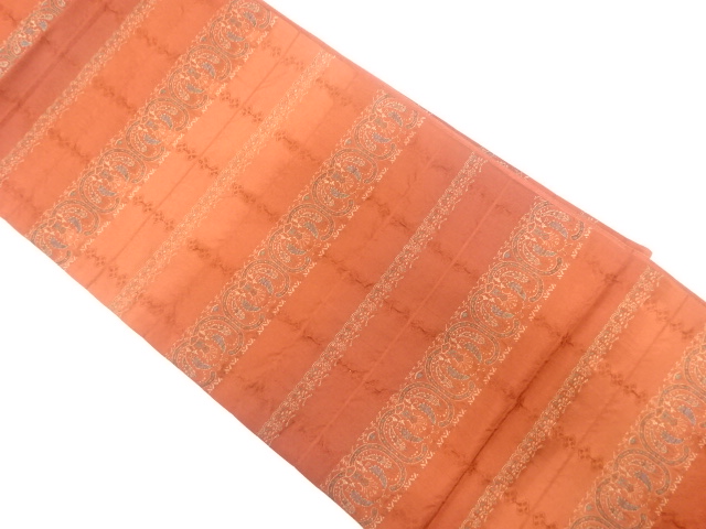 JAPANESE FUKURO OBI / WOVEN FLORAL SARASA